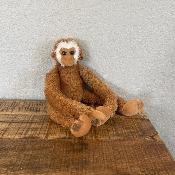 Steven Smith Plush Long Arm Monkey Plush Animal Toy 19” Brown Gibbon - Picture 3 of 8